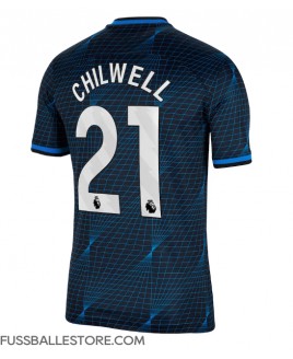 Günstige Chelsea Ben Chilwell #21 Auswärtstrikot 2023-24 Kurzarm